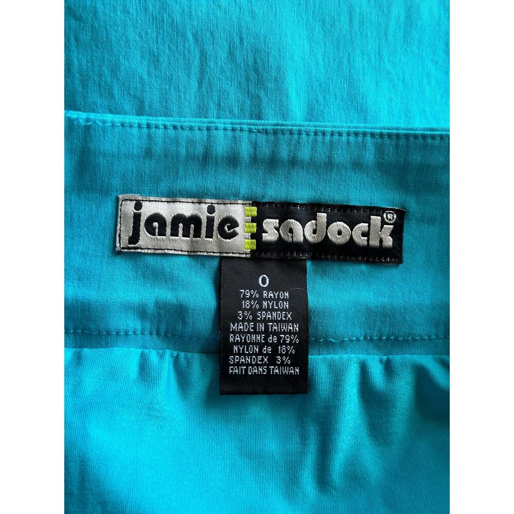 Jamie Sadock Blue Turquoise Golf Skort Size 0 Stretch Pickleball Tennis Skirt - Picture 4 of 8